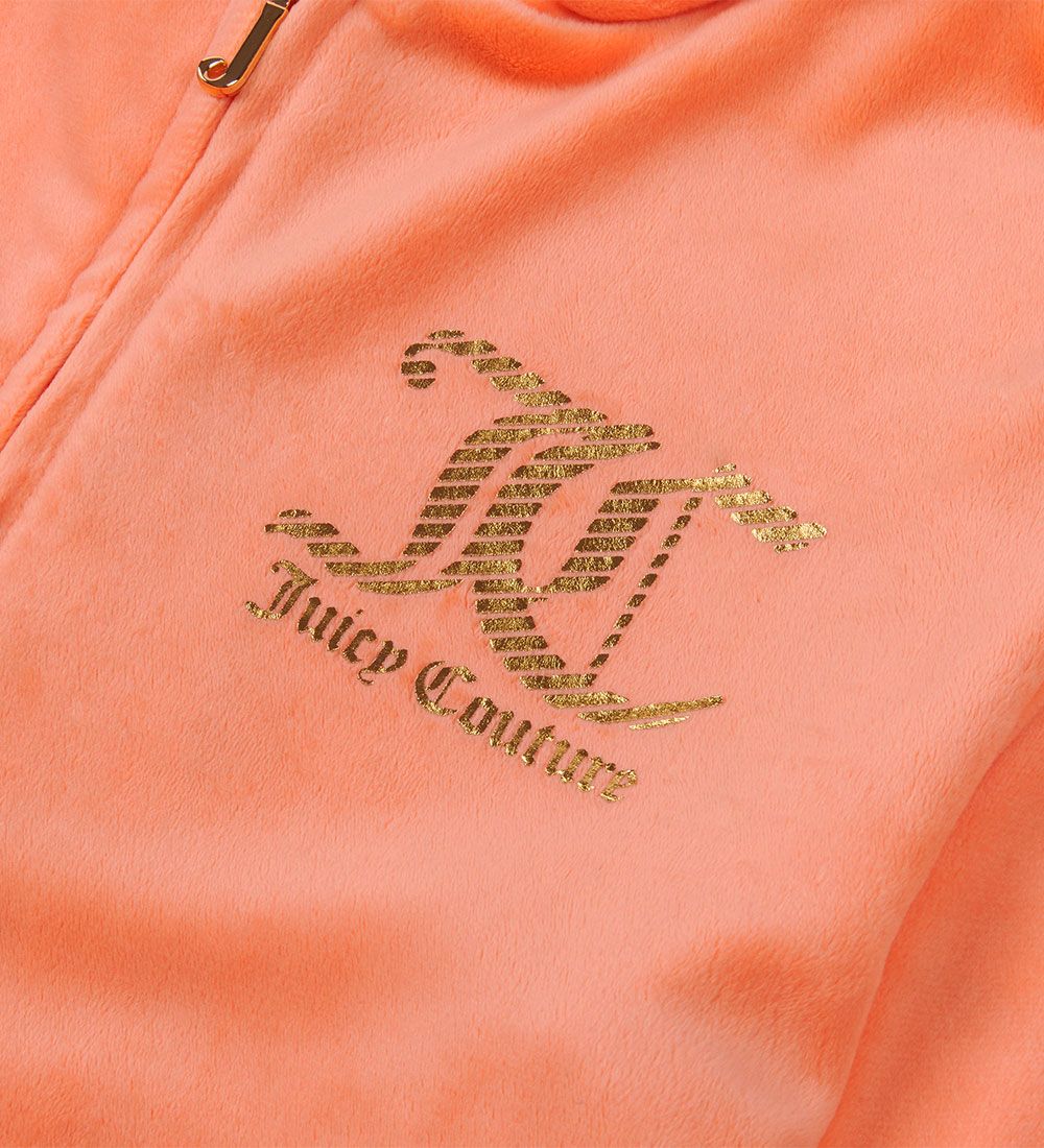 Juicy Couture Cardigan - Velour - Summer Neon Orange