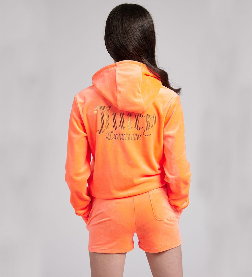 Juicy Couture Cardigan - Velour - Summer Neon Orange