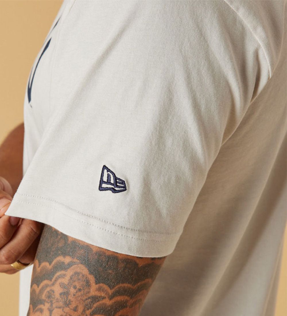 New Era T-shirt - New York Yankies - Light Beige