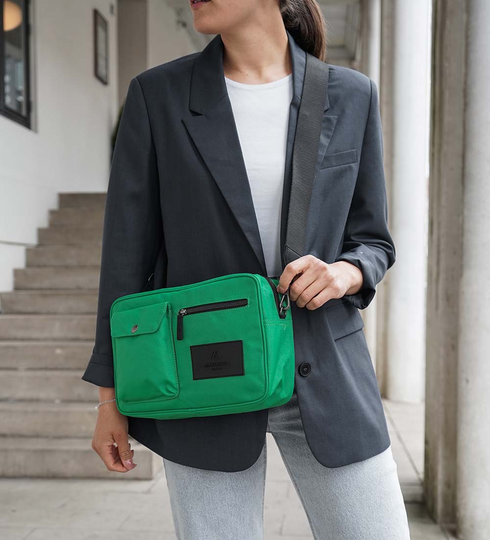 Markberg Skuldertaske - Darla Large - Recycled - Jungle Green