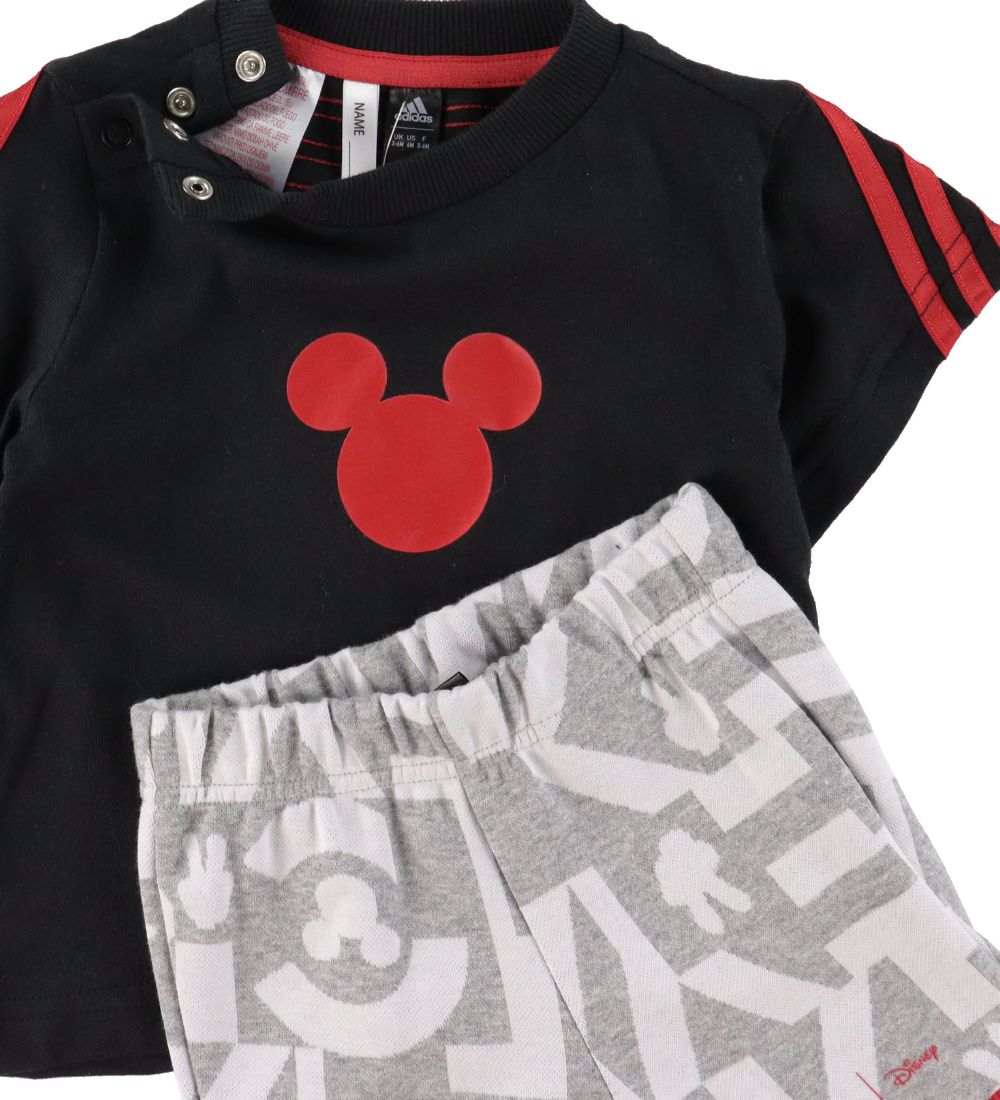adidas Performance Shortssæt - Disney Mickey Mouse - Sort/Rød
