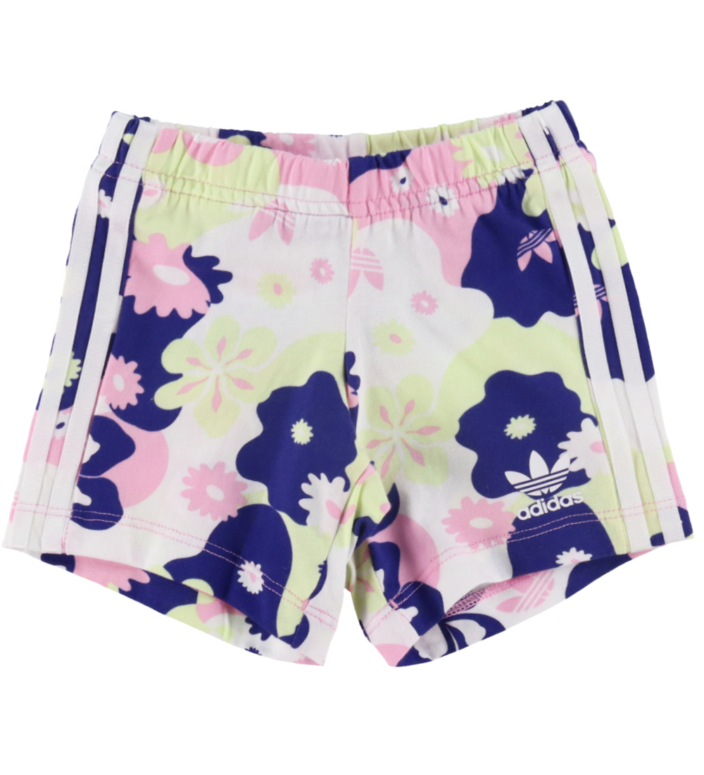 adidas Originals Shortssæt - Flower Print - True Pink