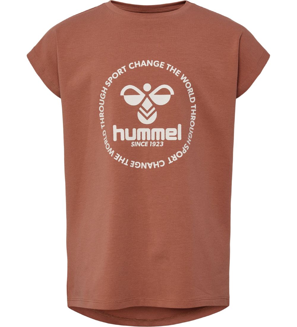 Hummel T-shirt - HmlJumpy - Copper Brown