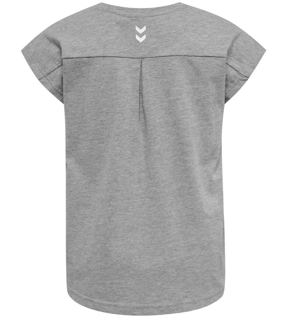Hummel T-shirt - hmlPrima Bee - Gråmeleret