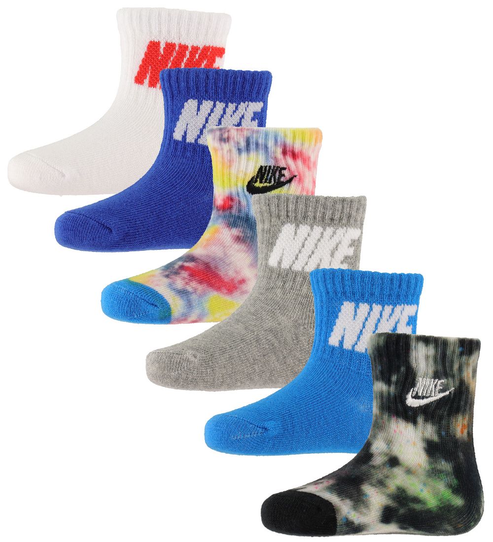 Nike Strmper - Ankle - 6-Pak - Multifarvet