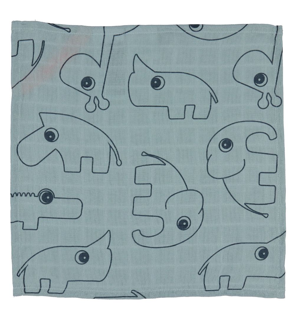 Done by Deer Vaskeklude - 5-pak - 30x30 cm - Deer Friends Blue