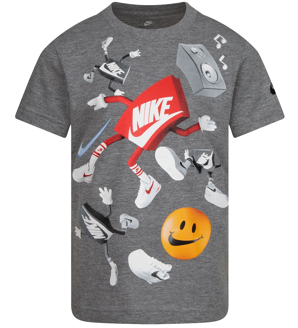 Nike T-shirt - Oversized Boxy - Carbon Heather