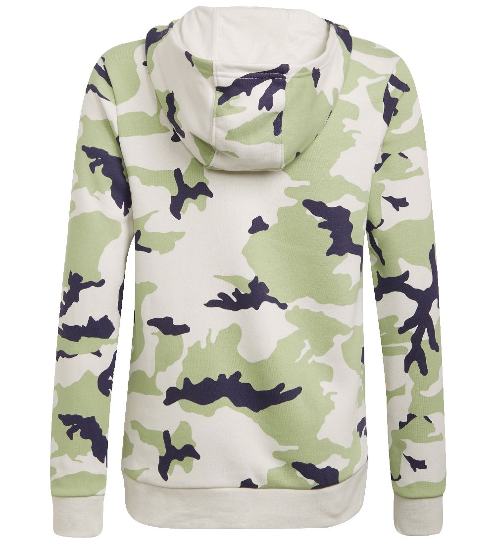 adidas Originals Hættetrøje - Camo - Orbit Grey/Magic Lime/Shado