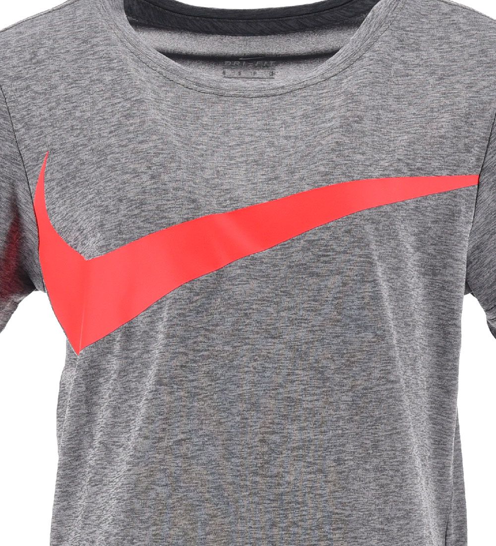 Nike Shortssæt - T-shirt/Shorts - Sort/Grå