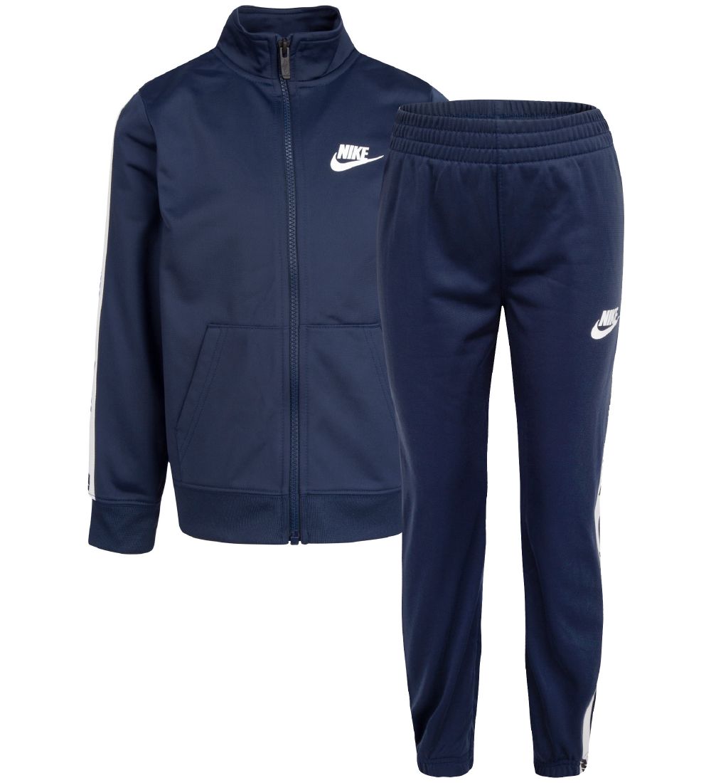 Nike Træningssæt - Cardigan/Bukser - Midnight Navy