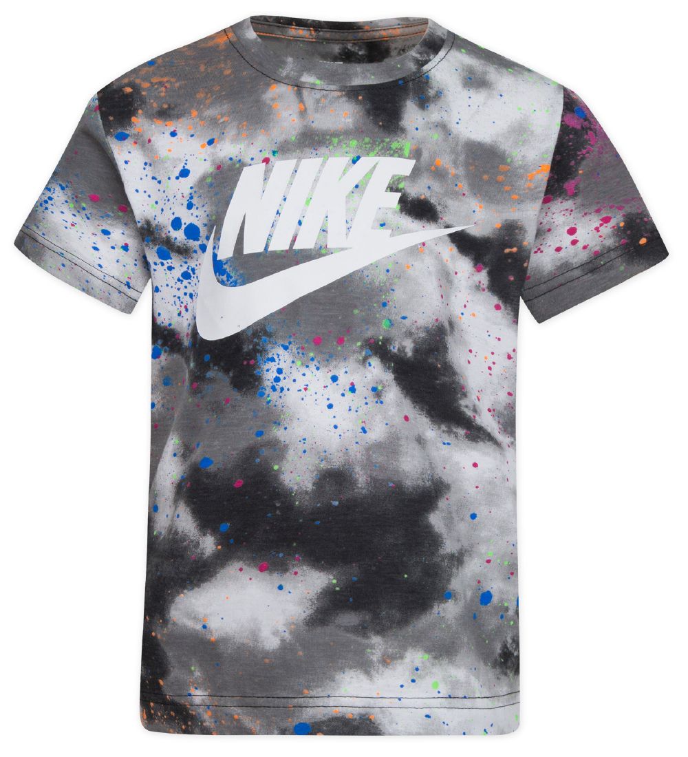 Nike Shortssæt - T-shirt/Shorts - Tie Dye - Photo Blue