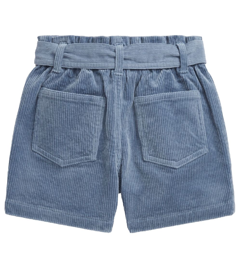Polo Ralph Lauren Shorts - Fløjl - Bedford - Blå m. Sløjfe