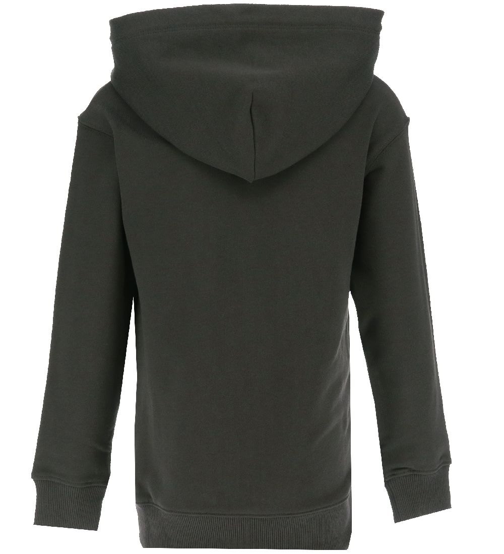 GANT Hættetrøje - Contrast Shield - Dark Graphite