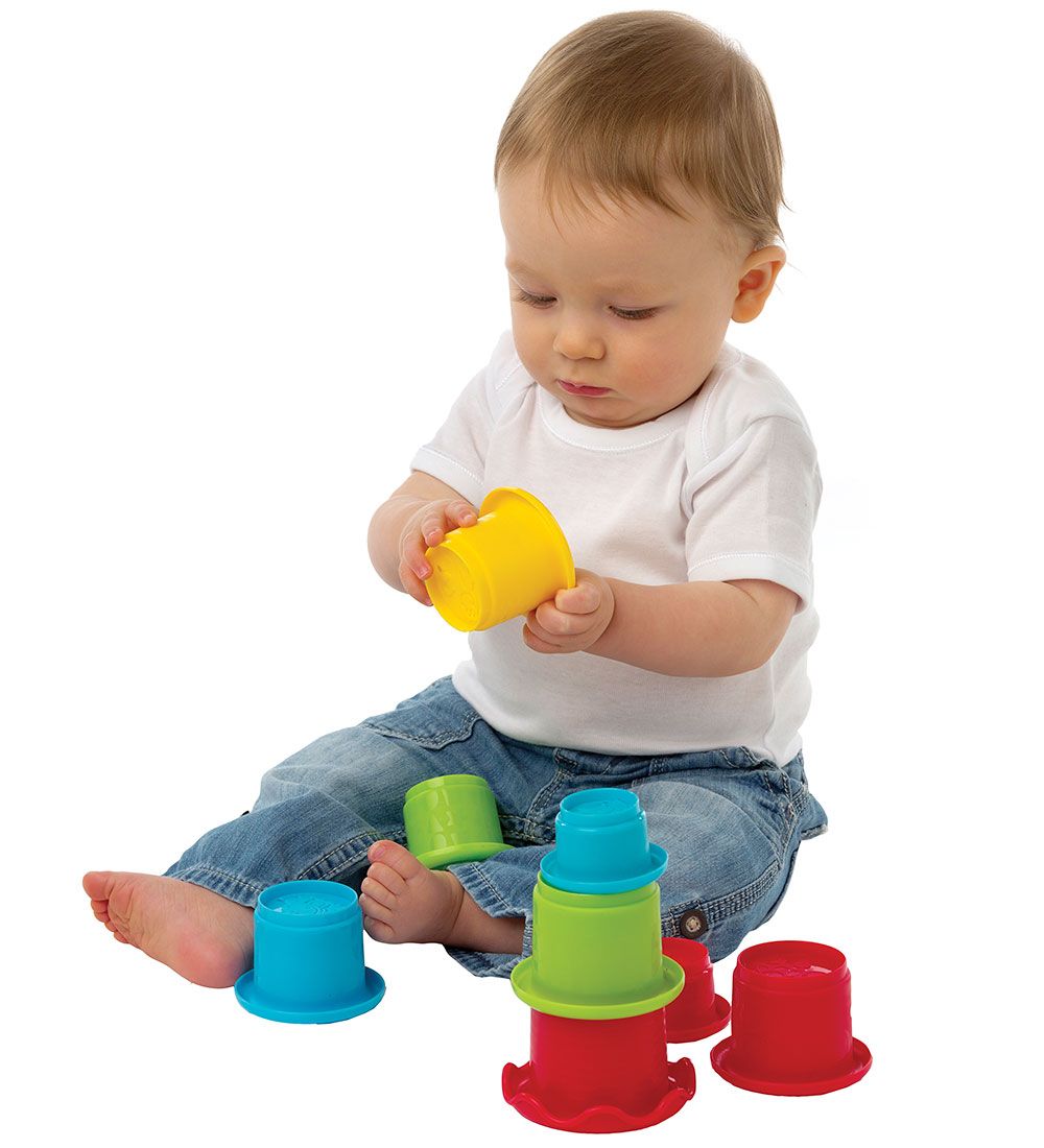Playgro Stablelegetøj - Stabelkopper - 9 stk - Multifarvet