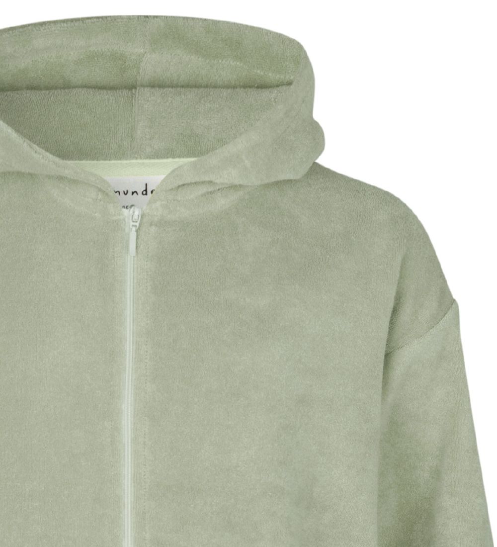 Rosemunde Cardigan m. Hætte - Desert Sage