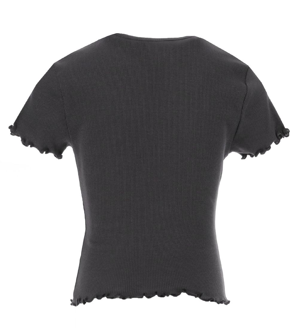 GANT T-Shirt - Rib - Dark Graphite
