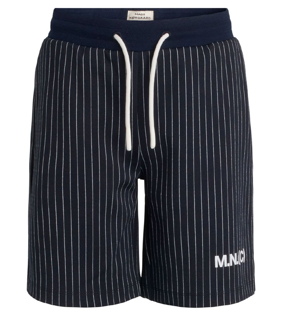 Mads Nrgaard Shorts - Baceball Socco - White Stripe