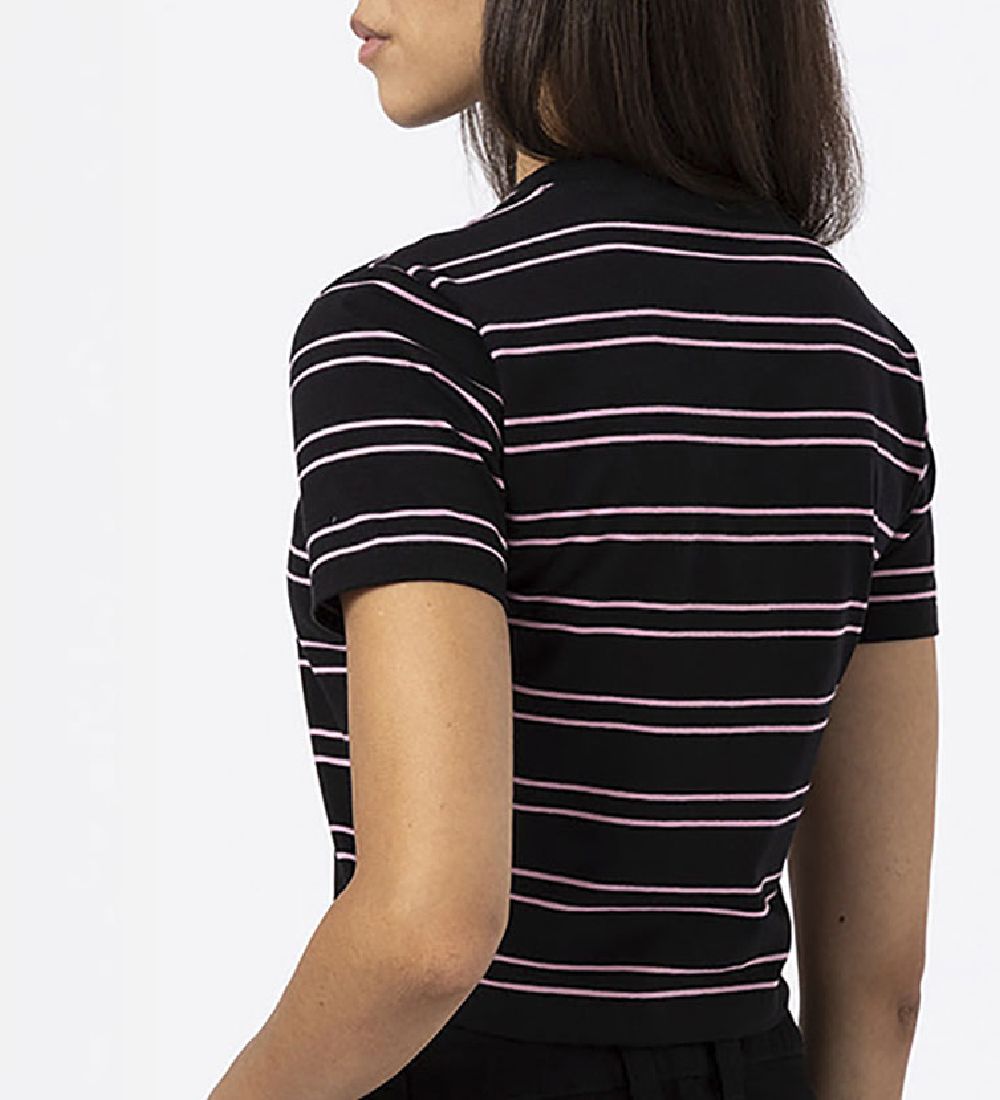 Dickies T-shirt - Cropped - Westover - Sort/Rosastsribet