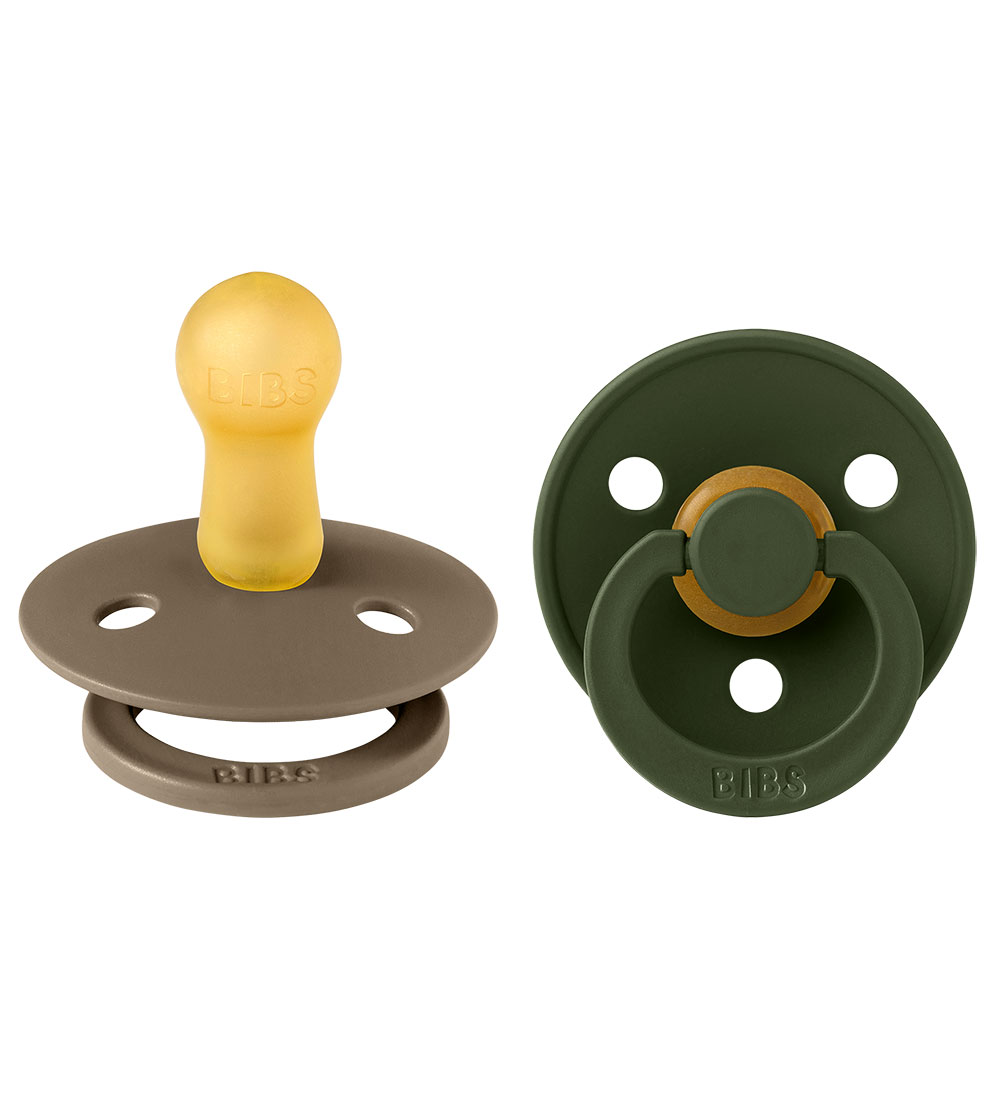 Bibs Colour Sutter - 2-pak - Str. 2 - Rund - Hunter Green/Dark O