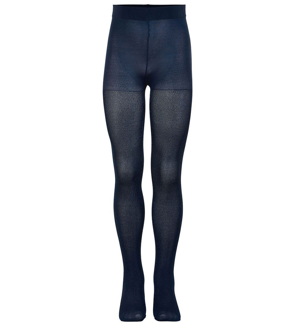 The New Strømpebukser - 2-pak - Glitter/Solid - Mood Indigo