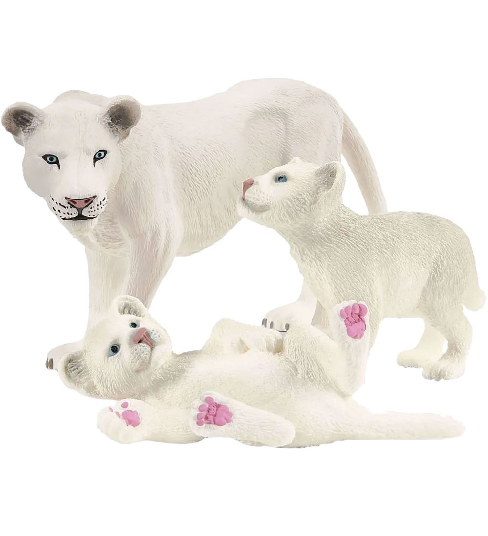 Schleich Wild Life - H: 10 cm - Løvemor Med Unger 42505