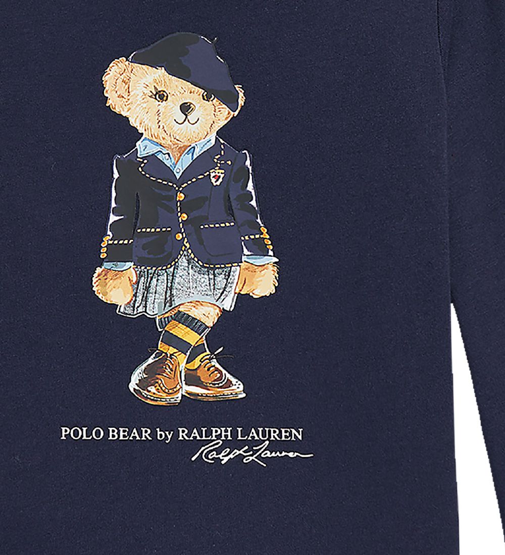 Polo Ralph Lauren Bluse - Andover - Navy m. Bamse