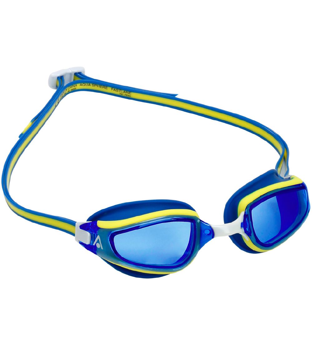 Aqua Sphere Svmmebriller - Fastlane Active - Blue/Yellow