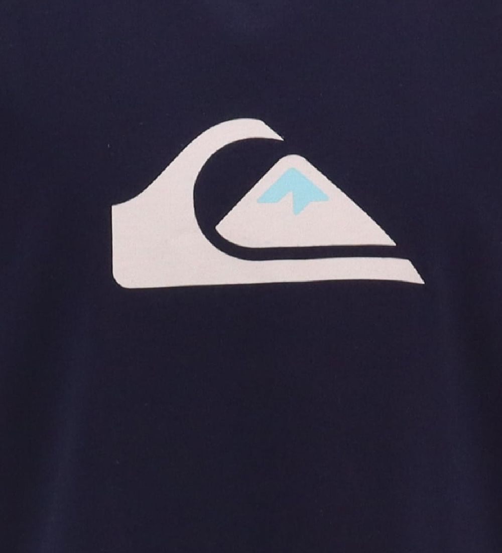 Quiksilver T-shirt - Comp Logo - Navy Blazer