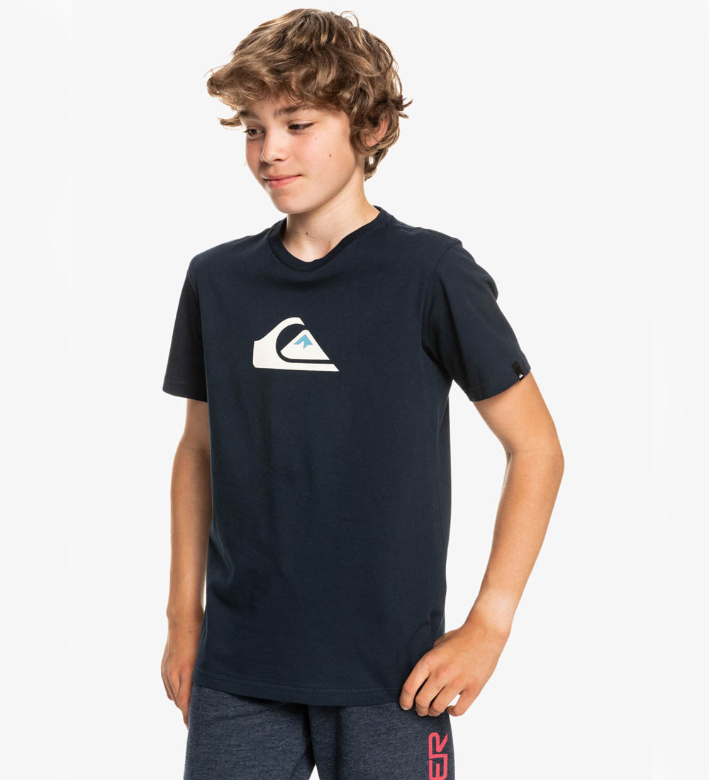 Quiksilver T-shirt - Comp Logo - Navy Blazer