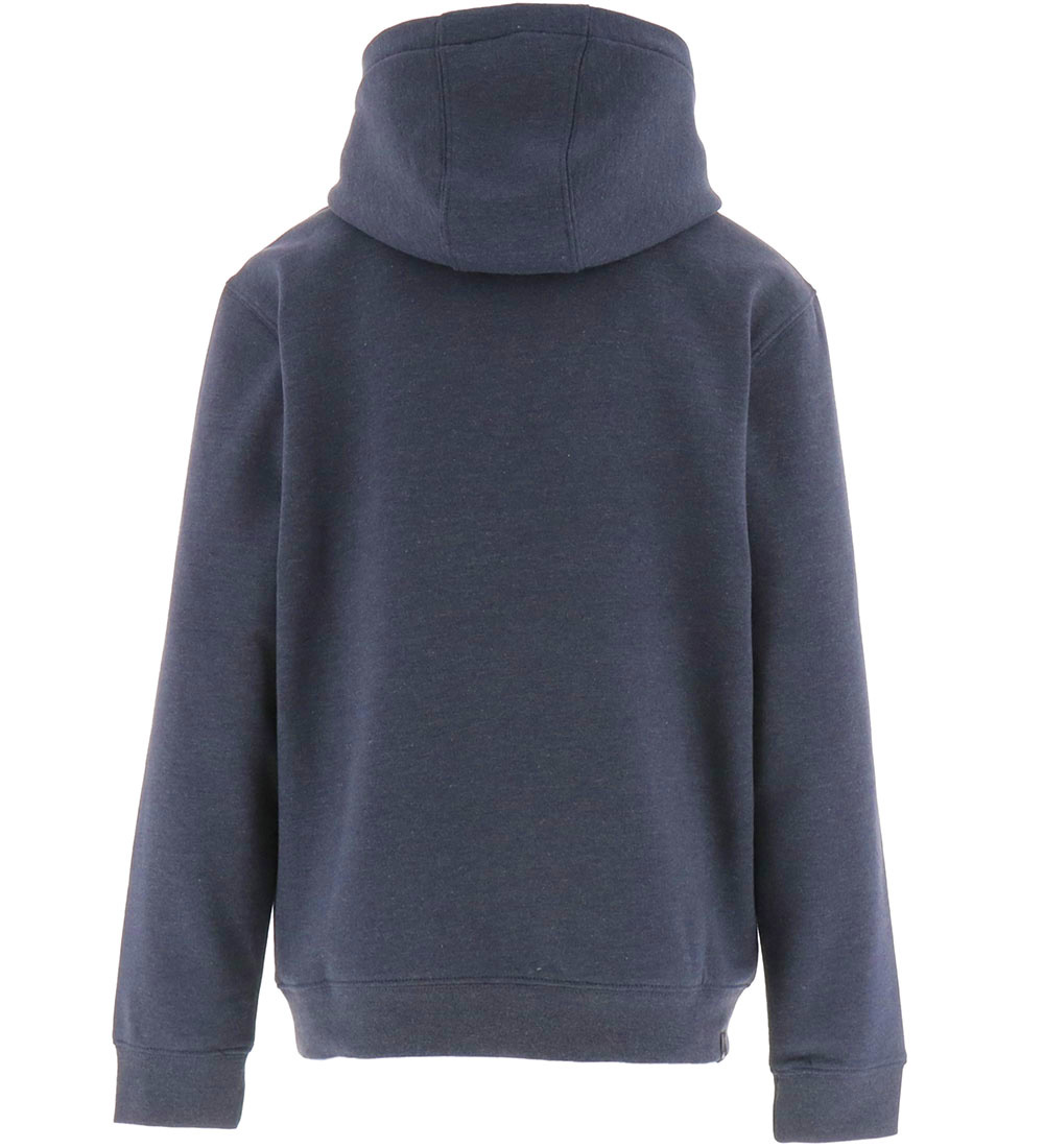 Quiksilver Hættetrøje - Big Logo - Navy Blazer Heather