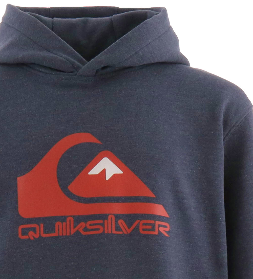 Quiksilver Hættetrøje - Big Logo - Navy Blazer Heather
