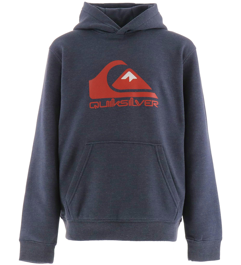 Quiksilver Hættetrøje - Big Logo - Navy Blazer Heather