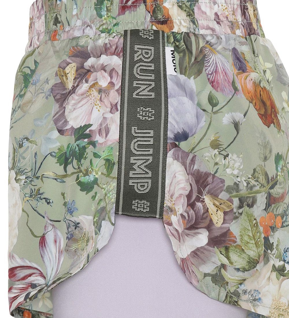 Molo Shorts - Omari - Green Botanic