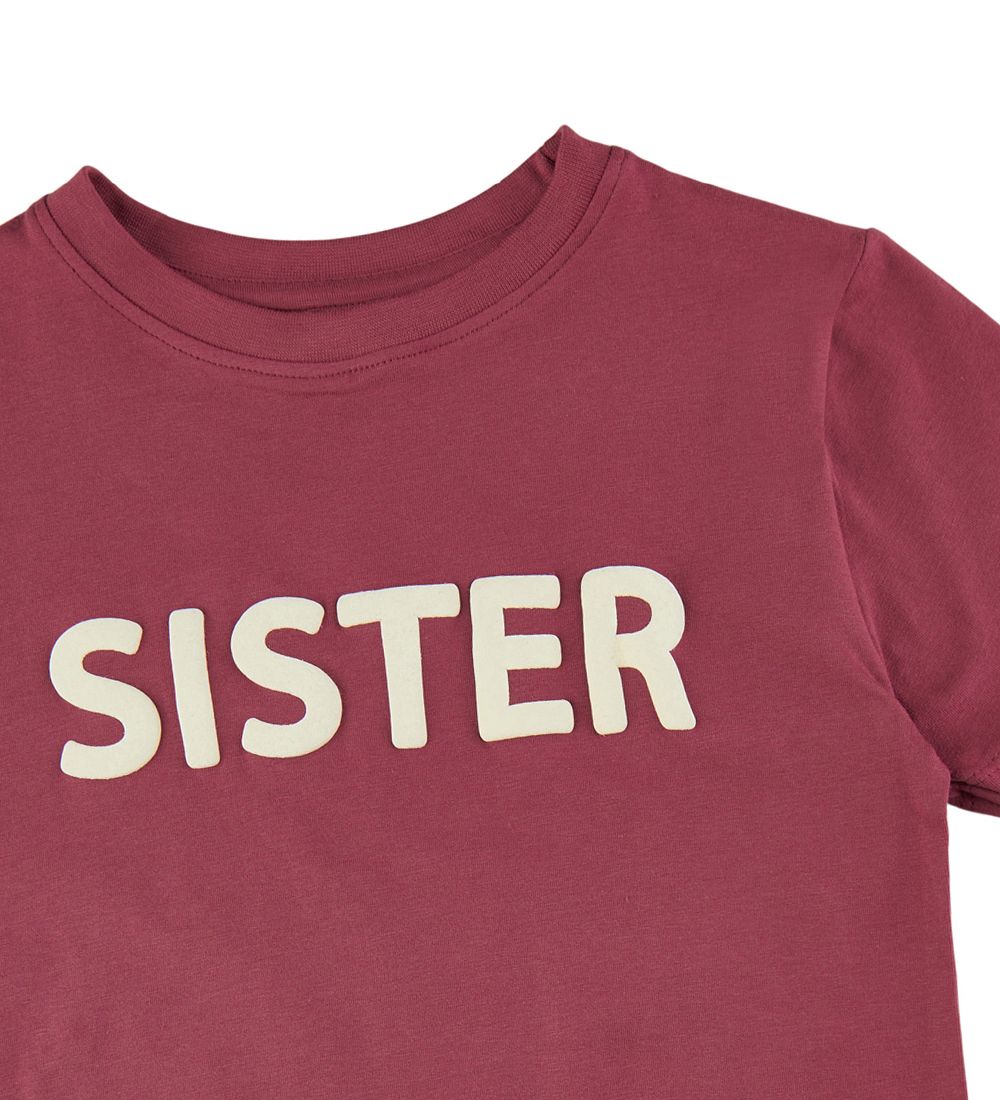 The New T-shirt - TnSister - Maroon m. Hvid