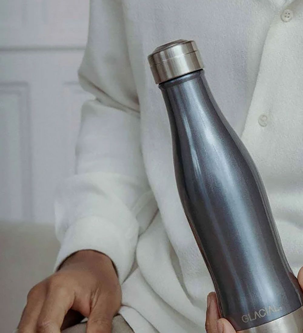 Glacial Termoflaske - 400 ml - Blue Metallic