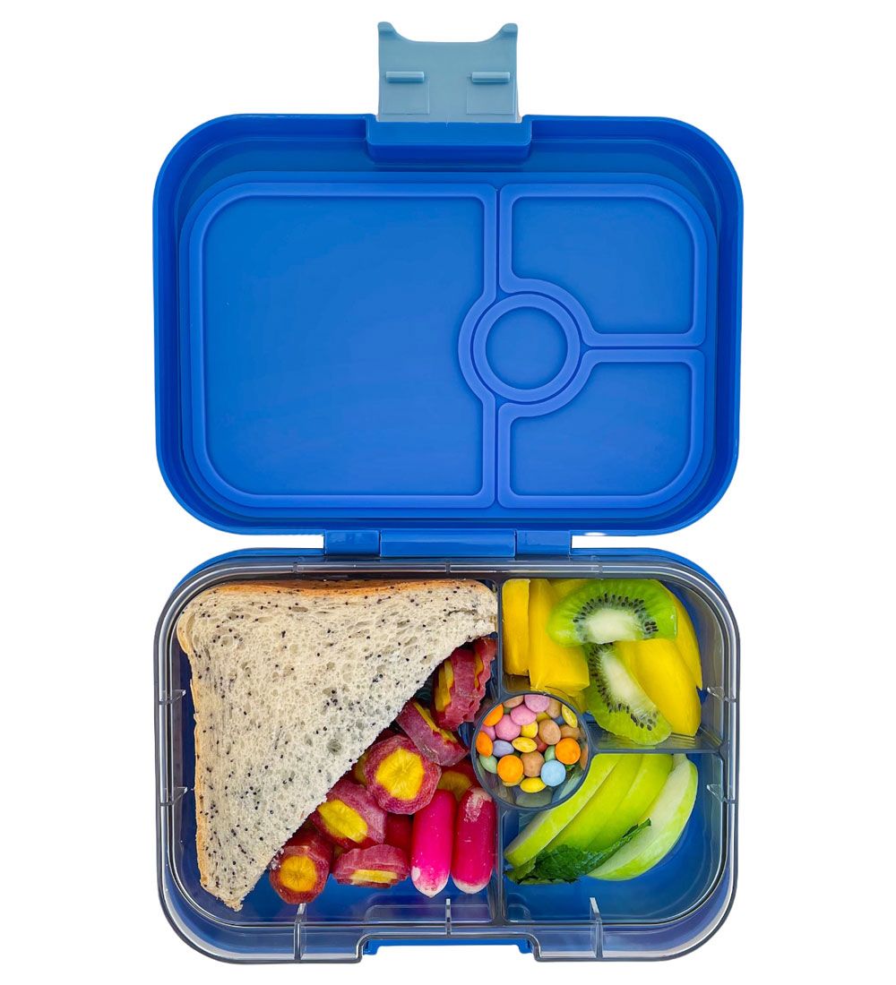 Yumbox Madkasse m. 4 Rum - Bento Panino - True Blue Shark
