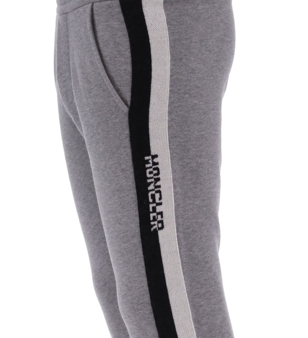 Moncler Sweatpants - Gråmeleret m. Striber