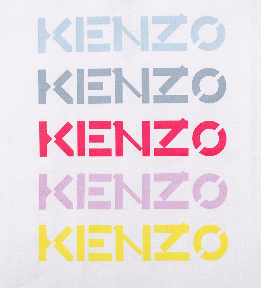 Kenzo Bluse - Hvid m. Tekst