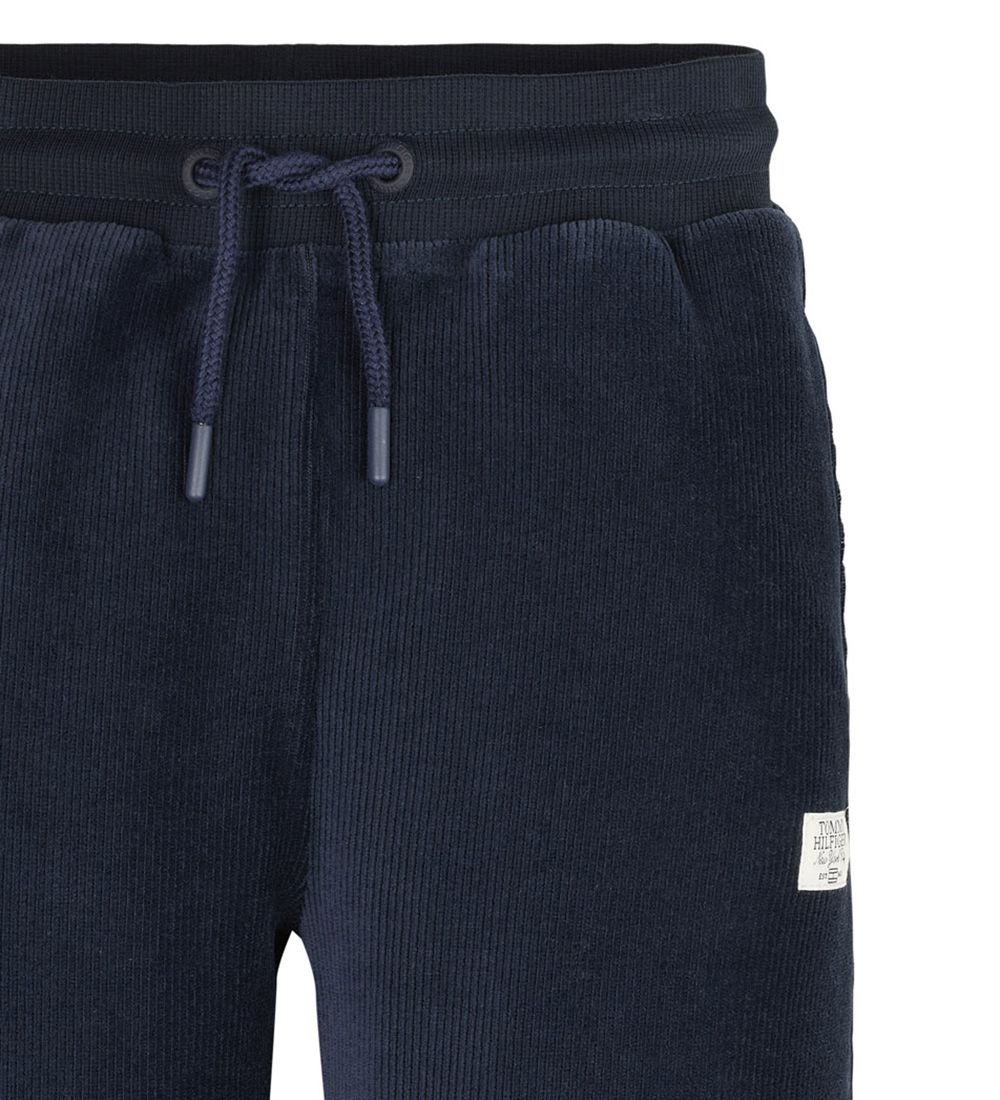 Tommy Hilfiger Velourbukser - Rib - Desert Sky