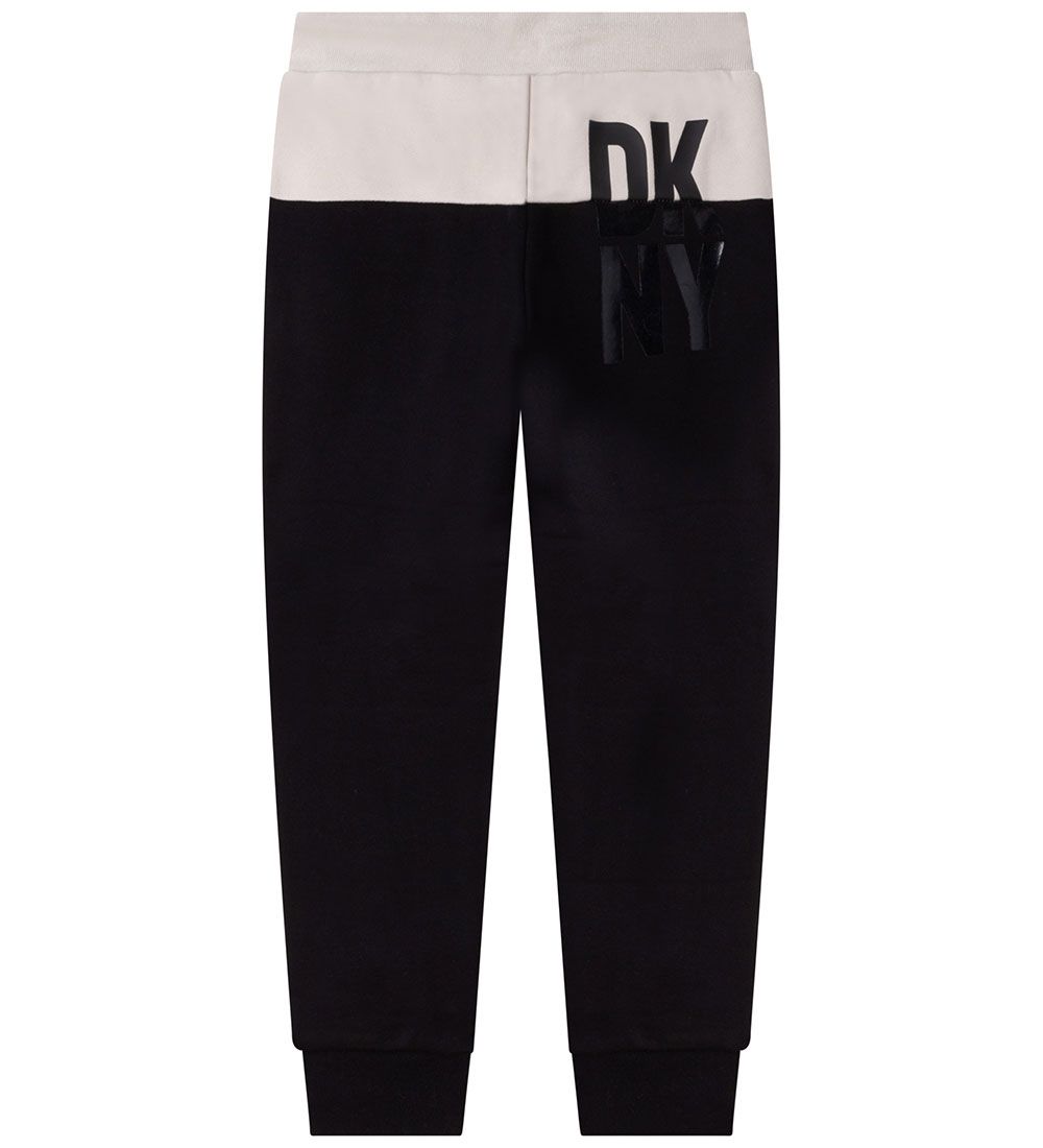 DKNY Sweatpants - Sort m. Beige