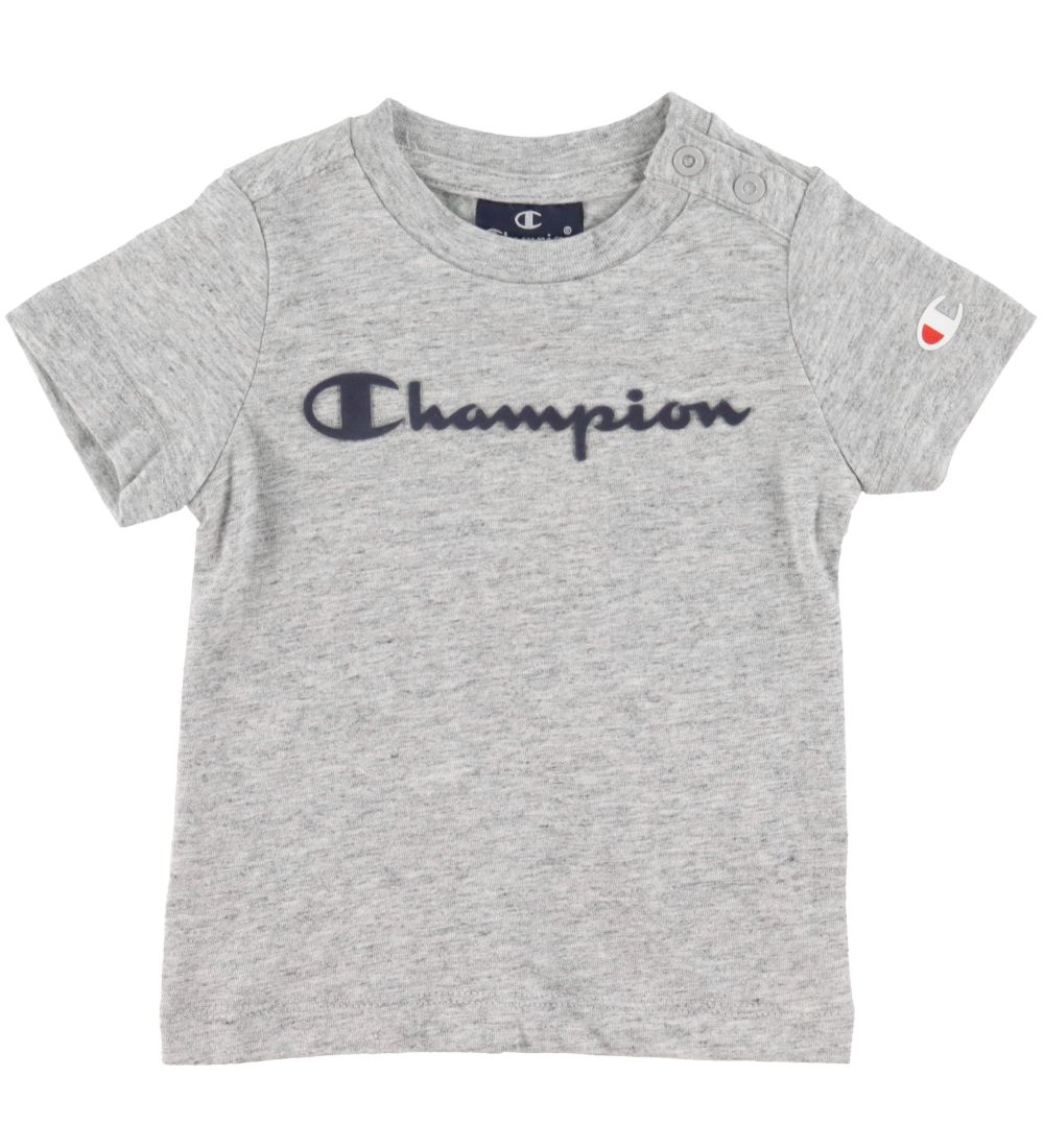 Champion T-shirt - 3-Pak - Hvid/Gr/Sort