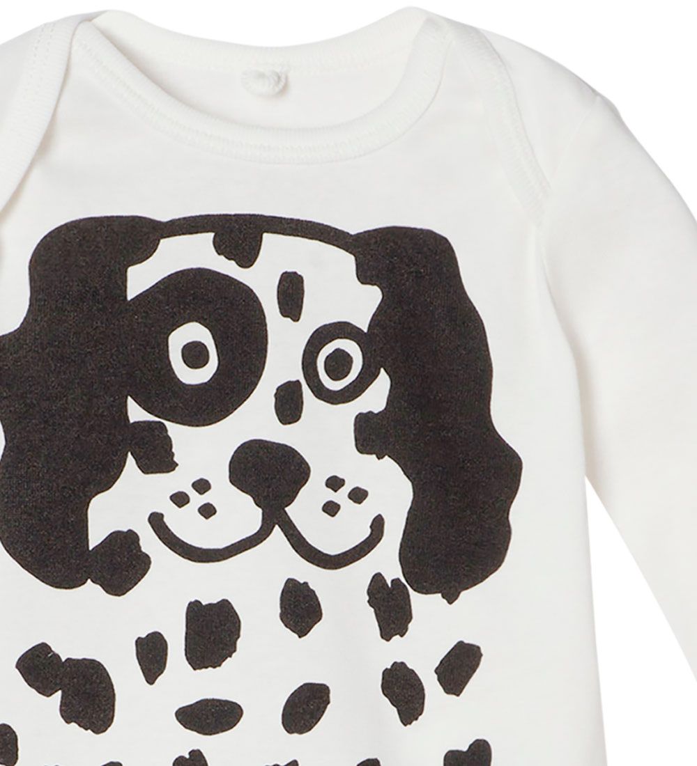 Stella McCartney Kids Body l/æ - Hvid m. Spot Dog