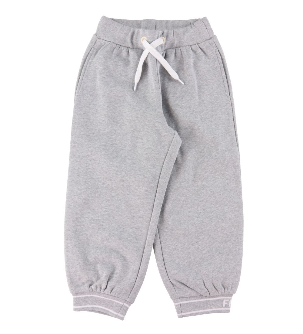 Fendi Sweatpants - Gråmeleret m. Hvid