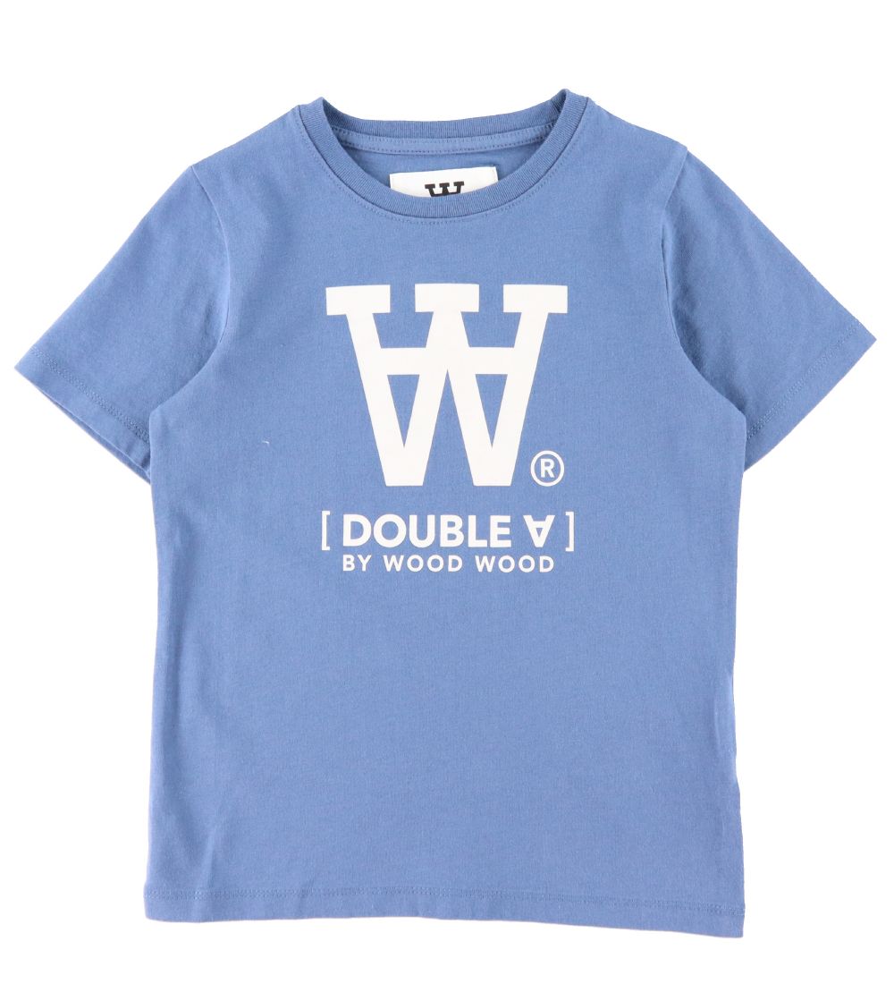 Wood Wood T-Shirt - Ola - Vintage Blue