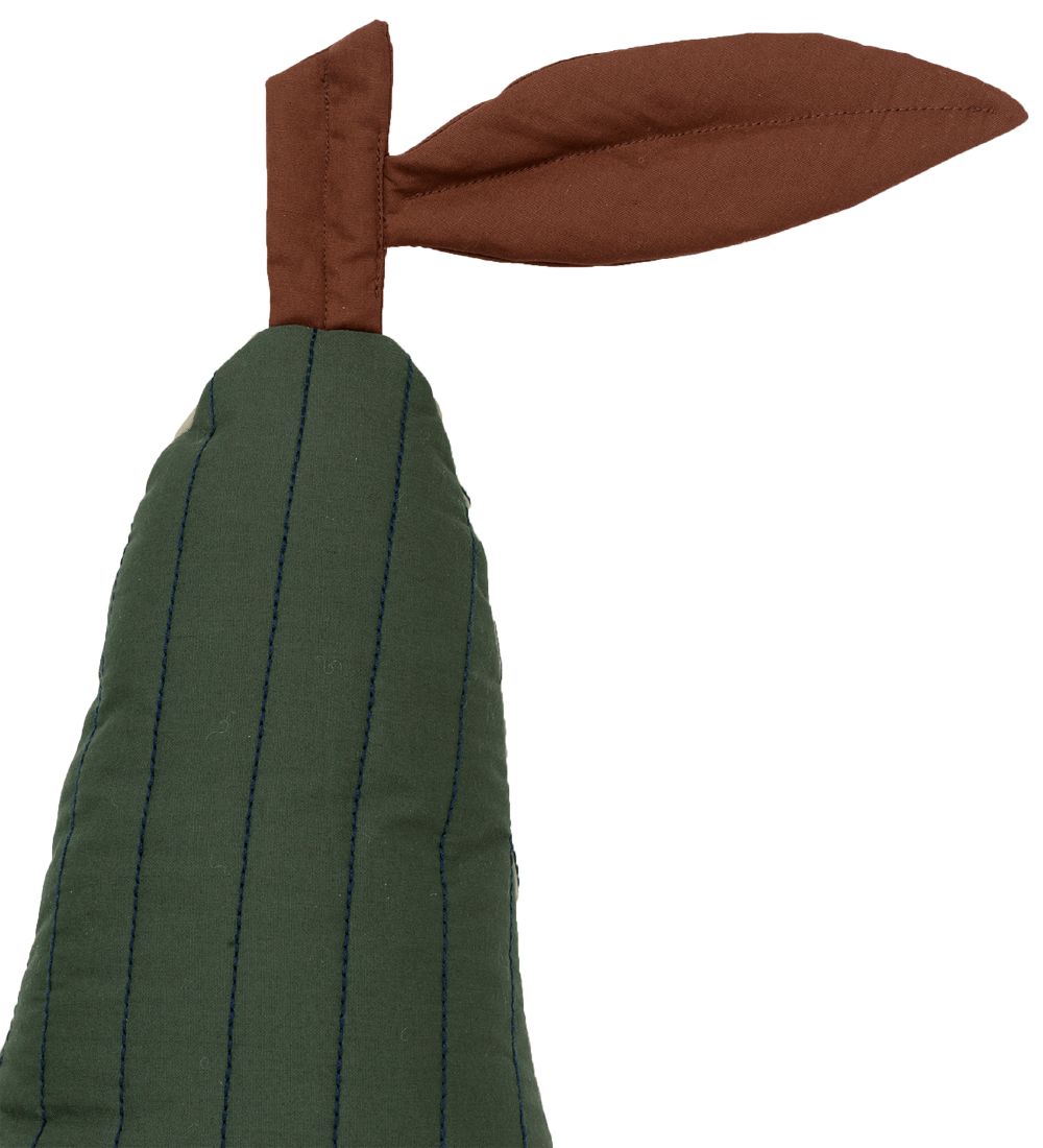 ferm Living Pude - 33x54 cm - Pære - Dark Green