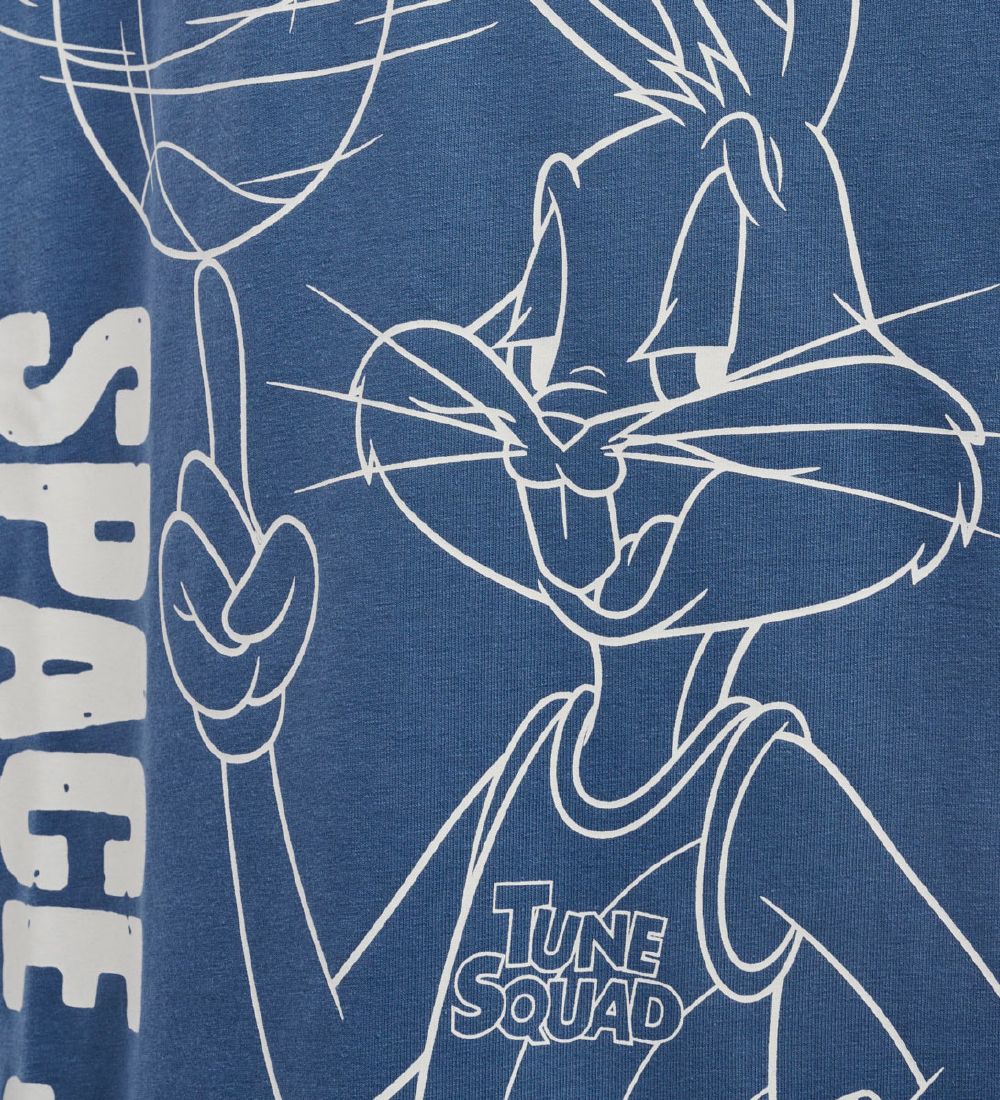 Hummel Bluse - hmlSpace Jam Boys - Blue Horizon m. Snurre Snup