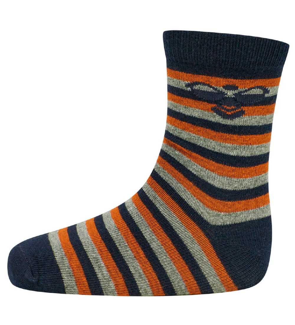 Hummel Strømper - 3-pak - HmlAlfie - Navy/Rusty Orange