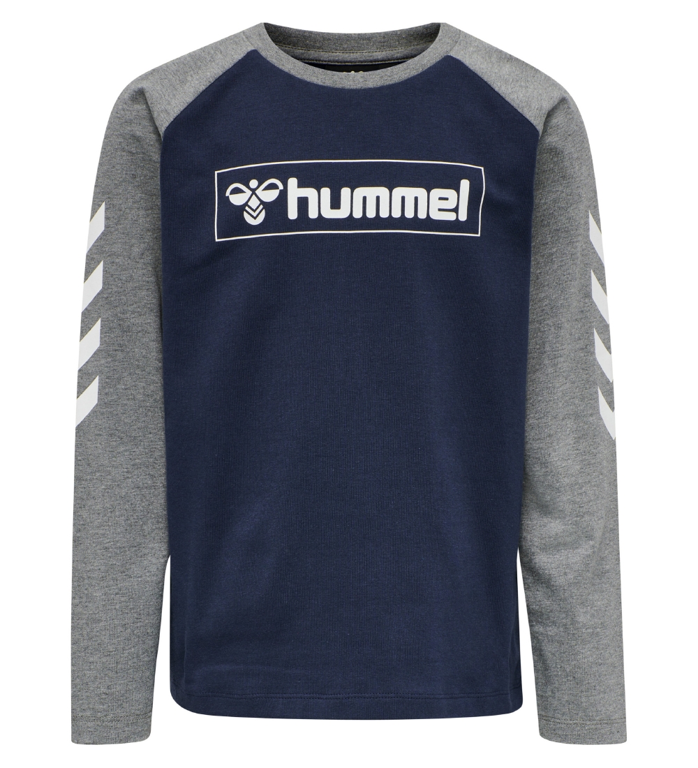 Hummel Bluse - hmlBOX - Navy/Gr