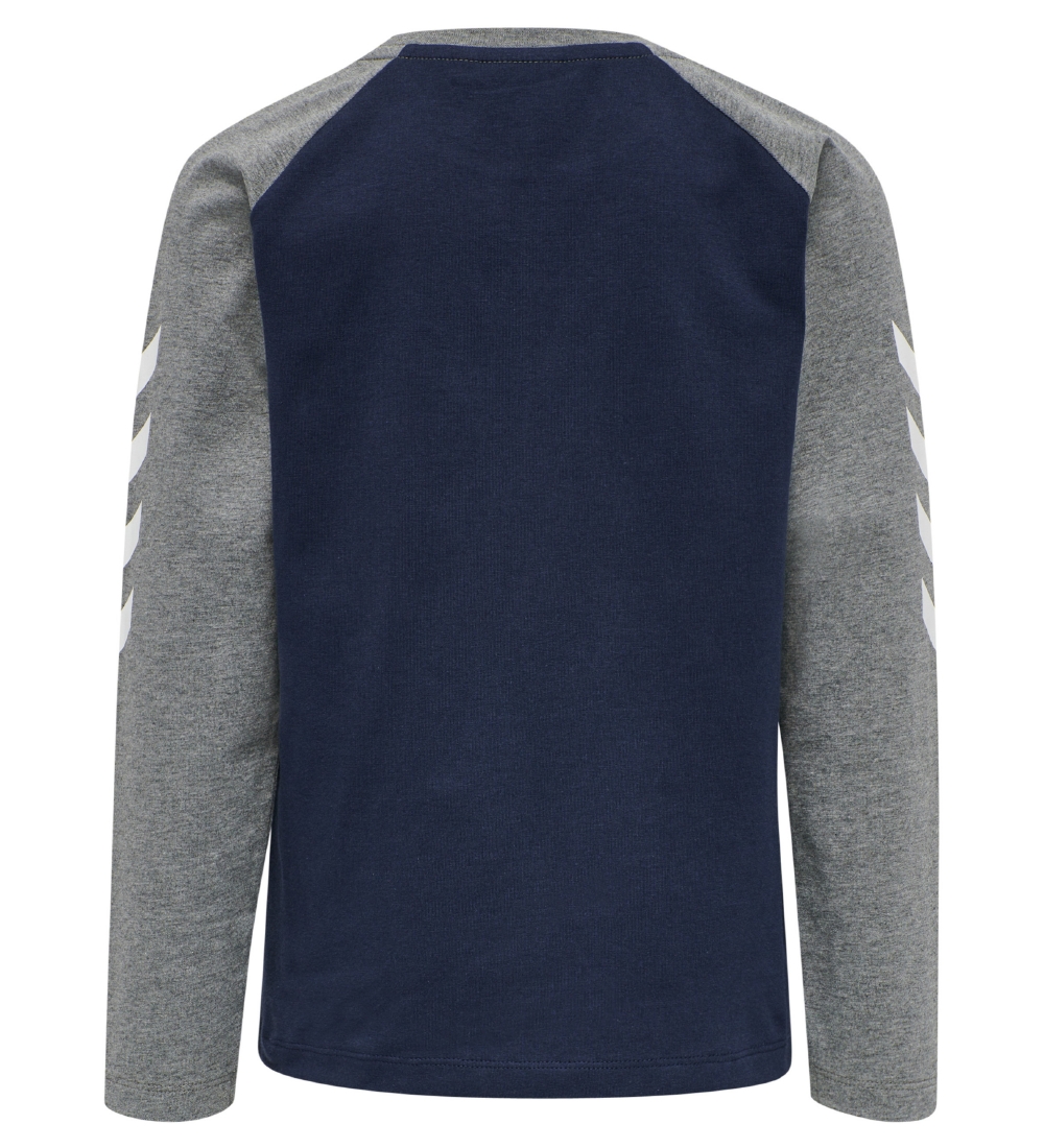 Hummel Bluse - hmlBOX - Navy/Grå