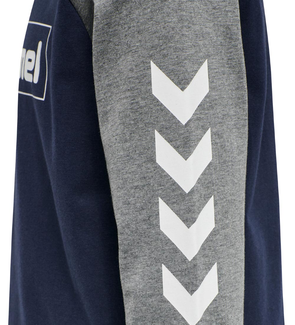 Hummel Bluse - hmlBOX - Navy/Grå